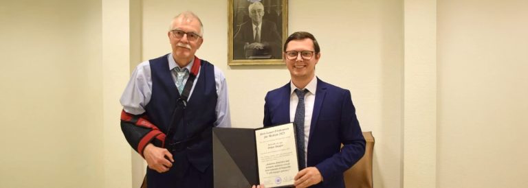 Oskar Staufer awarded the Alois Lauer Research Prize